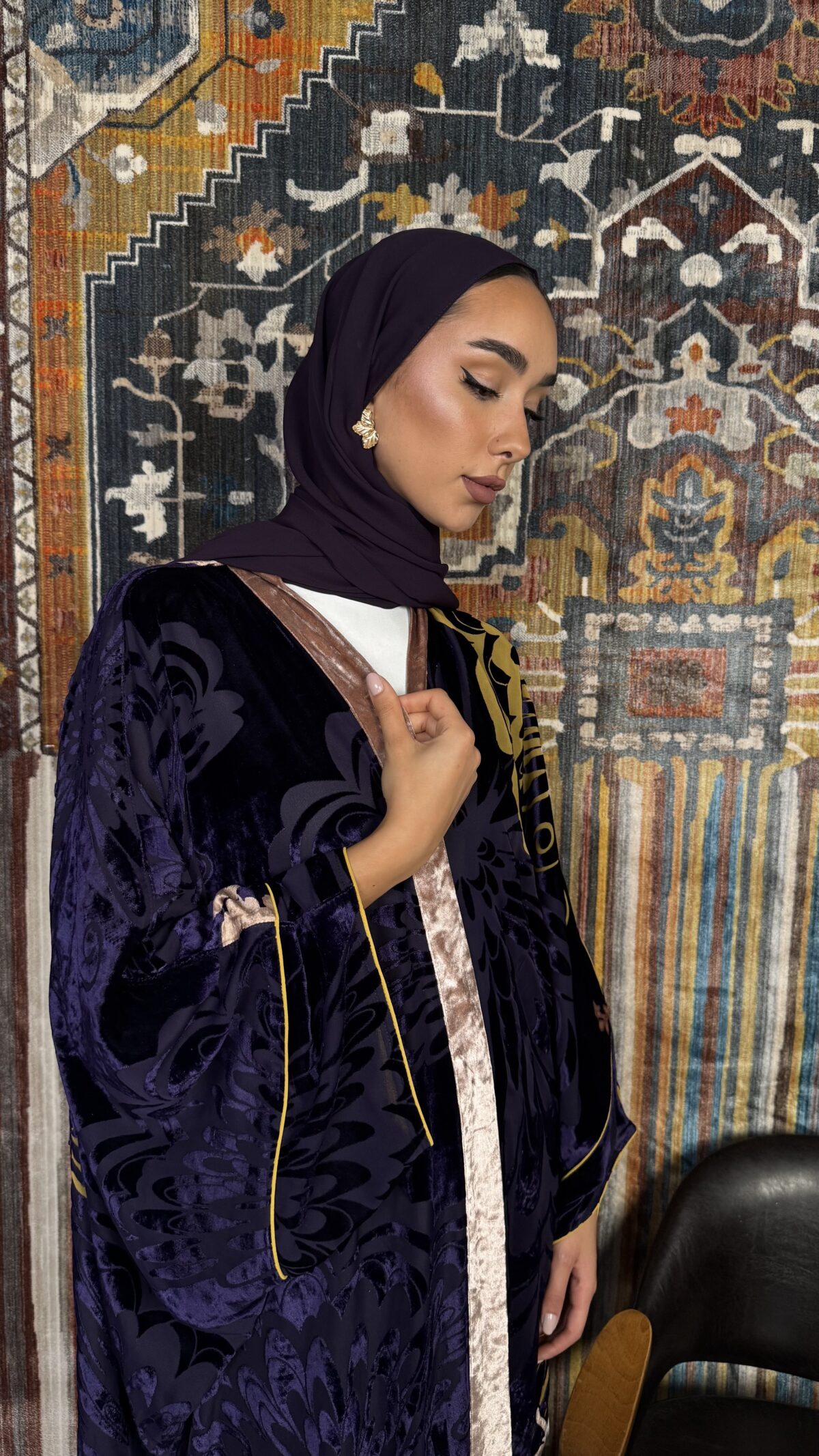 Floral yellow purple