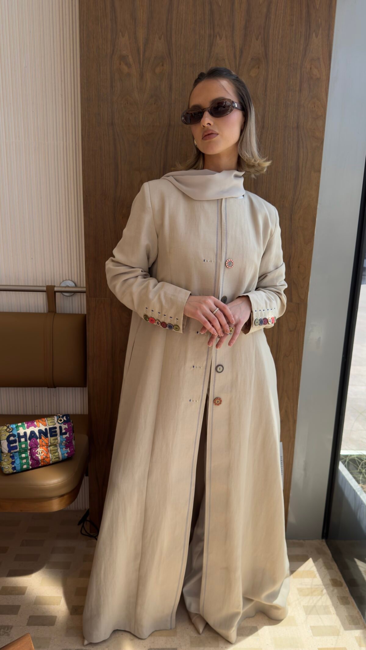 Mix button Mantuo-Beige
